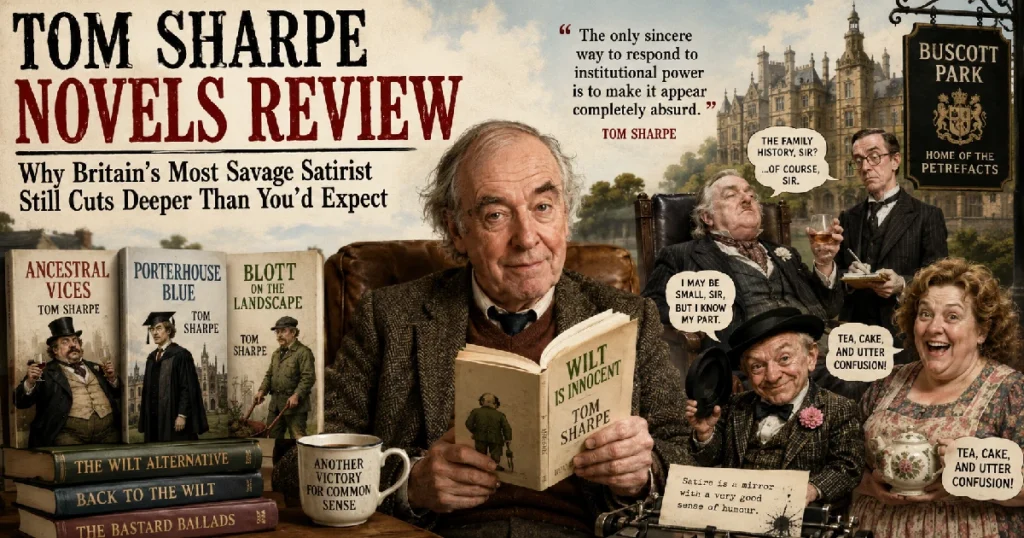 Tom Sharpe Novels Review: Why Britain's Most Savage Satirist Still Cuts Deeper Than You'd Expect